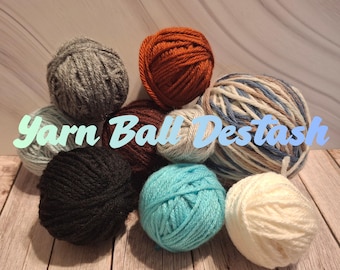 YARN Mystery Box Destash Yarn Balls | Knitting Crochet Supply DIY Craft Grab Bag