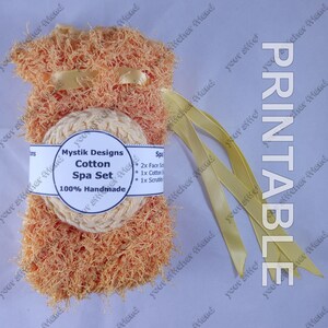 Round Fully Editable Product Display Label | Print and Cut Printable Pdf Craft Show Small Business