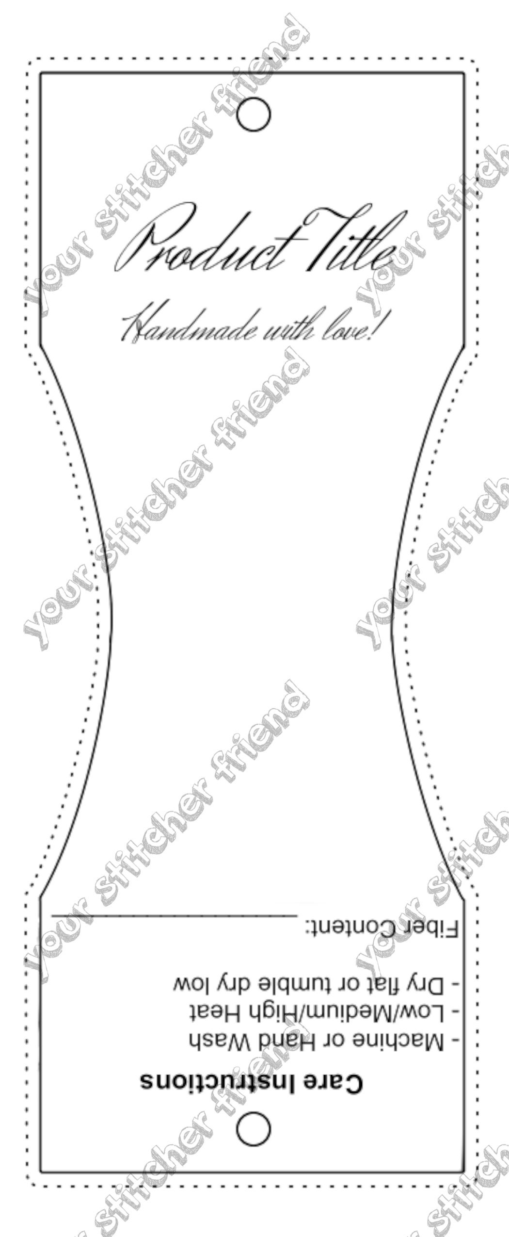 Create Display Labels EDITABLE Product Display Label | Customizable Craft Fair Packaging ...