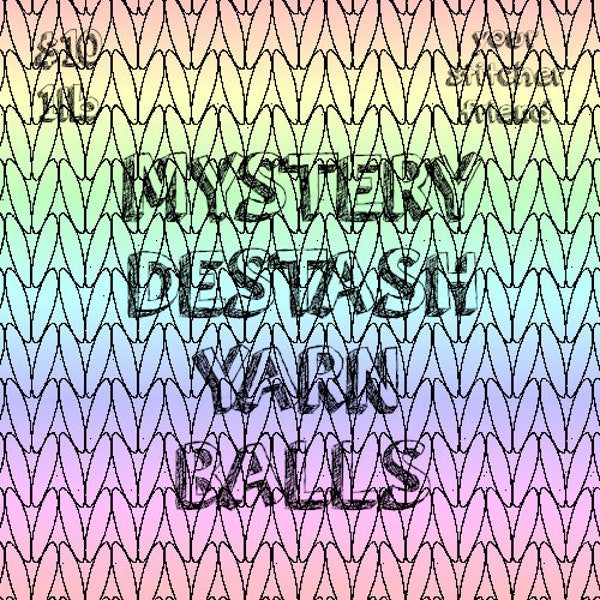 YARN Mystery Box Destash Yarn Balls | Knitting Crochet Supply DIY Craft Grab Bag