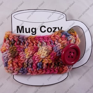 PRINTABLE Coffee Mug Cozy Inserts | Product Label for Sellers