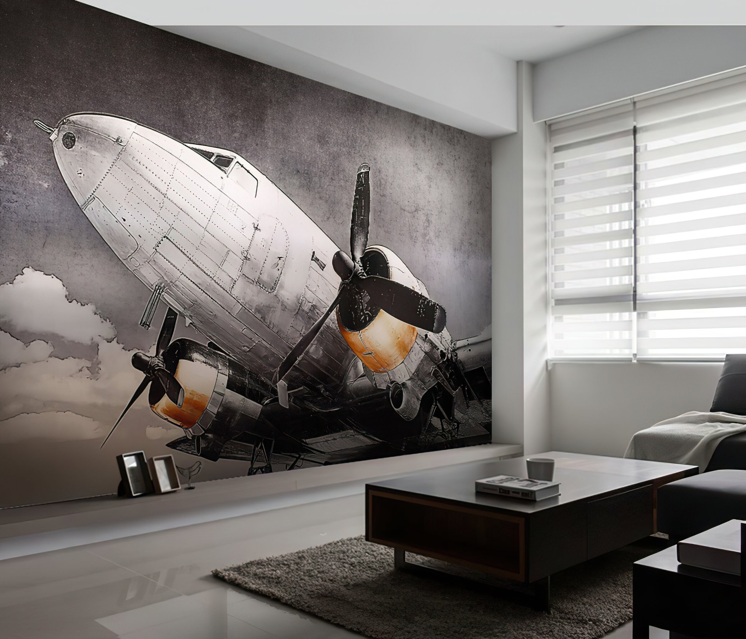 Airplane Wallpaper - Etsy