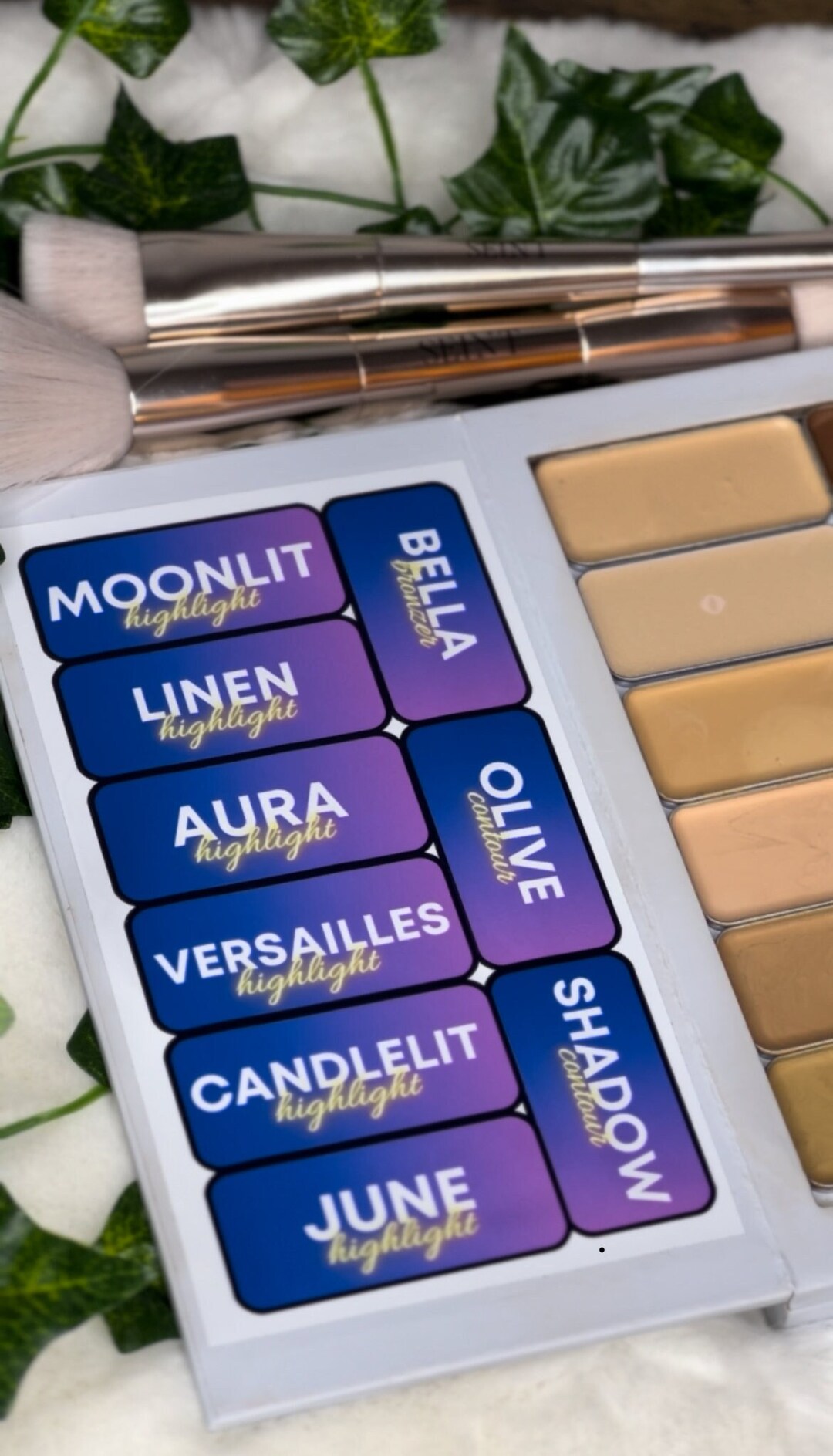 Seint Makeup Palette 18 & 27 Templates ' Etsy