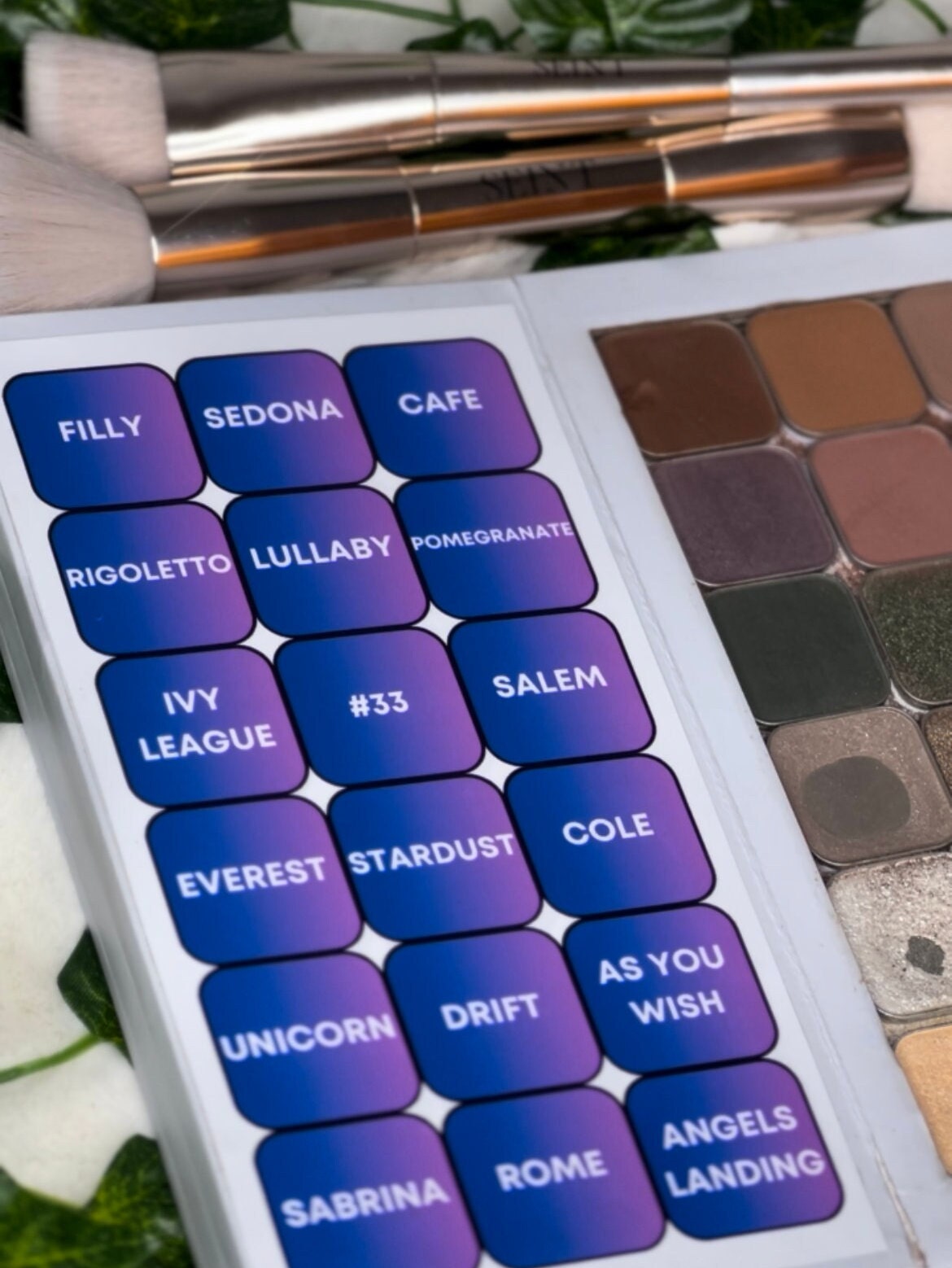 Seint Makeup Palette 18 & 27 Templates ' Etsy