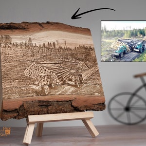 Custom handmade Landscape Wood Burning,personalized City Landscape Pyrography, Rustic Wood Wall Decor, House Warming Gift wood carving art