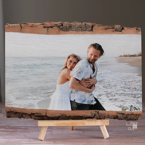 Custom Photo on Wood, Photo on Rustic Wood, Custom Home Decor Art, Gift for Him, Gift Wedding Gift valentine gift for her couple photo gift