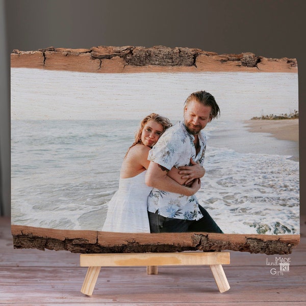 Custom Photo on Wood, Photo on Rustic Wood, Custom Home Decor Art, Gift for Him, Gift Wedding Gift valentine gift for her Dad Gifts Women