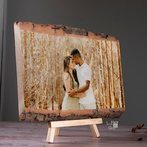 Memorial Gift Picture on Wood Gift Photo on Wood Wedding Portrait Wood Transfer Family Photo Anniversary boyfriend gift for best friend
