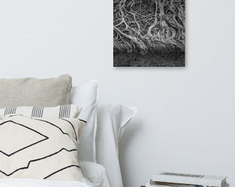 Nature-Inspired Canvas Art: Tree Trunk Wall Decor - Rustic Home Decor - Ready to Hang - Handcrafted Wall Art - Unique Nature Artwork