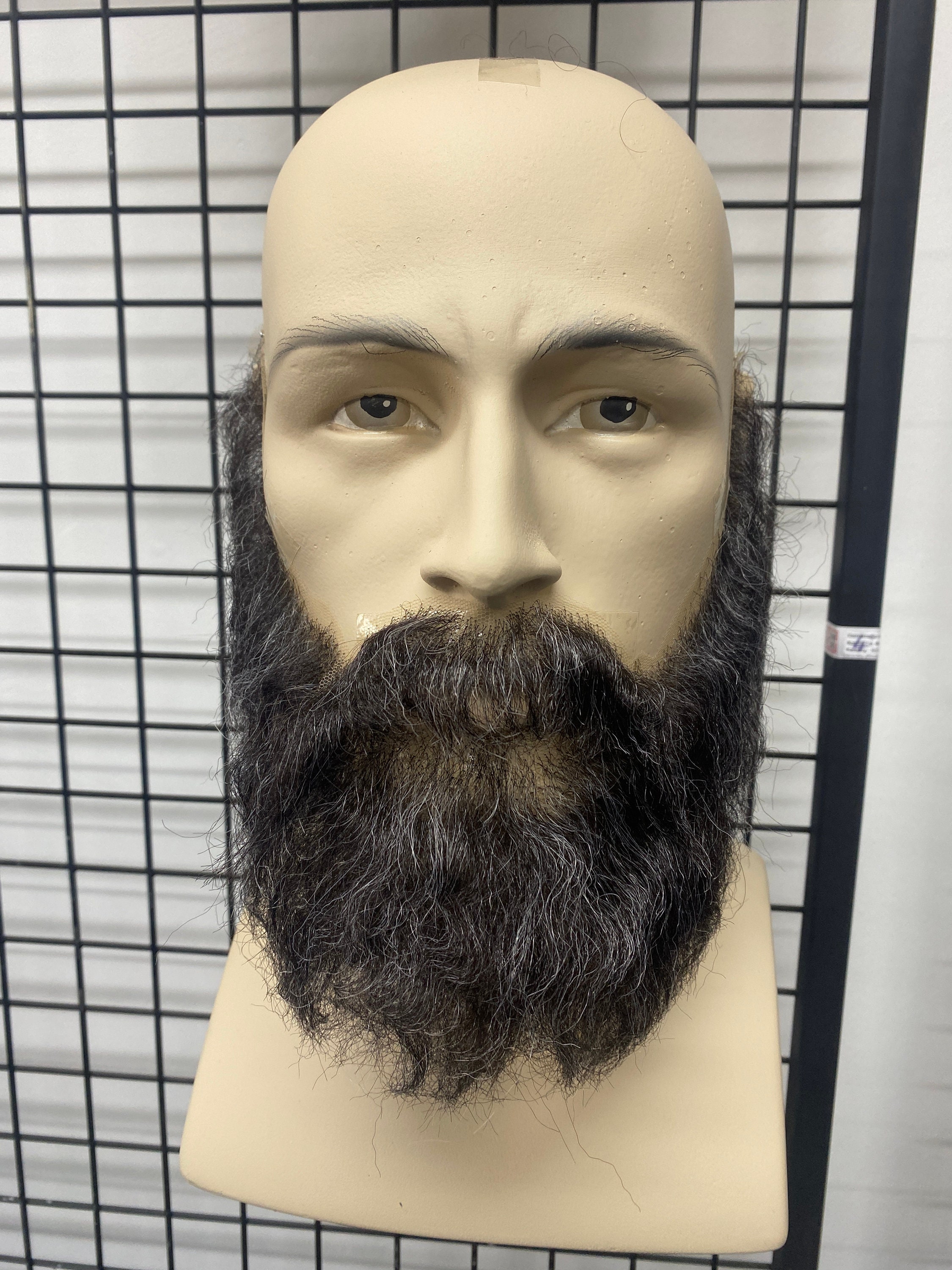 Realistic Fake Beard and Moustache Set. Hand Knotted for Film - Etsy Realistic Fake Beard and Moustache Set. Hand Knotted for Film - Etsy