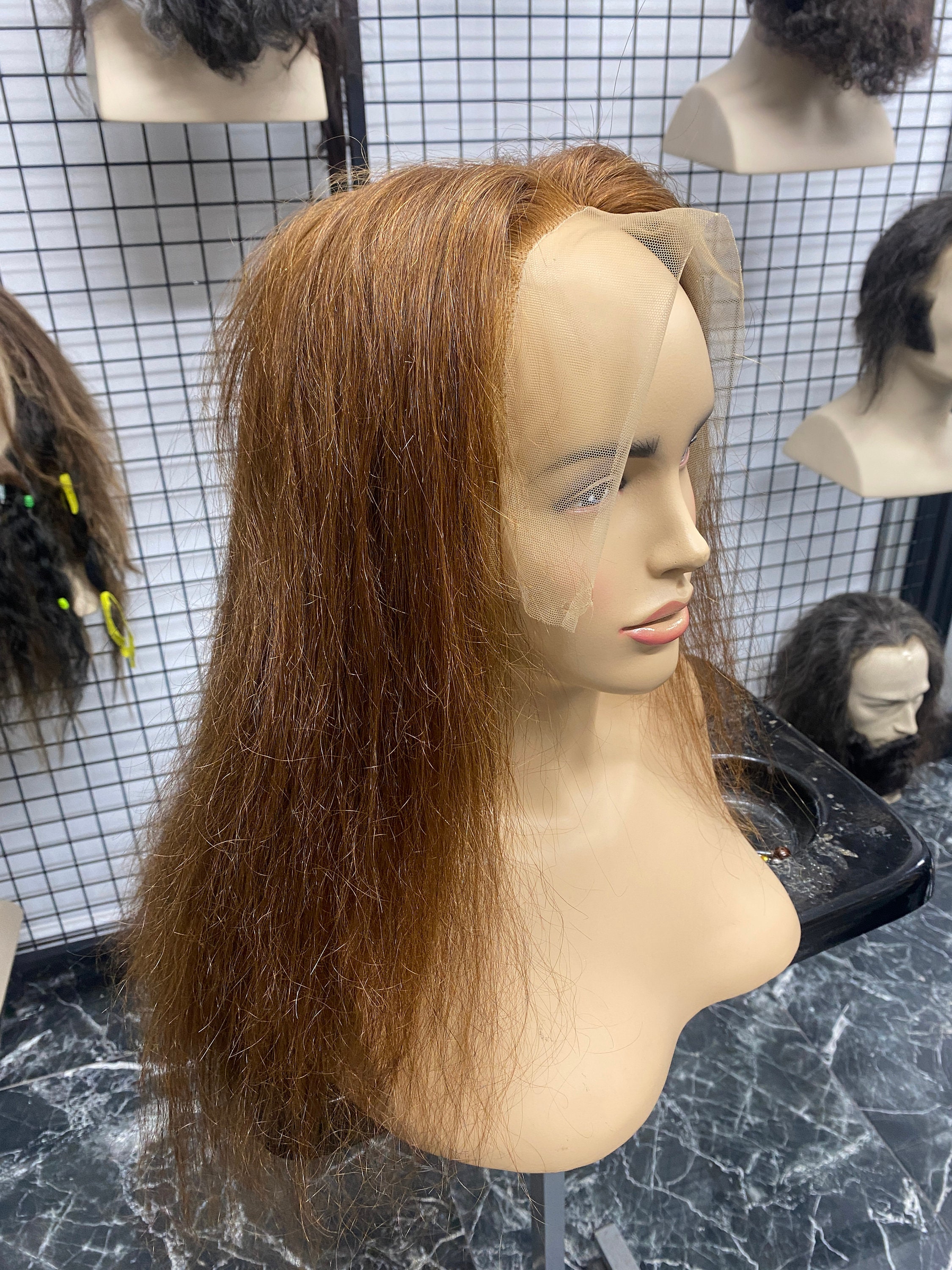 Glueless Full Lace Wig Human Hair - Etsy