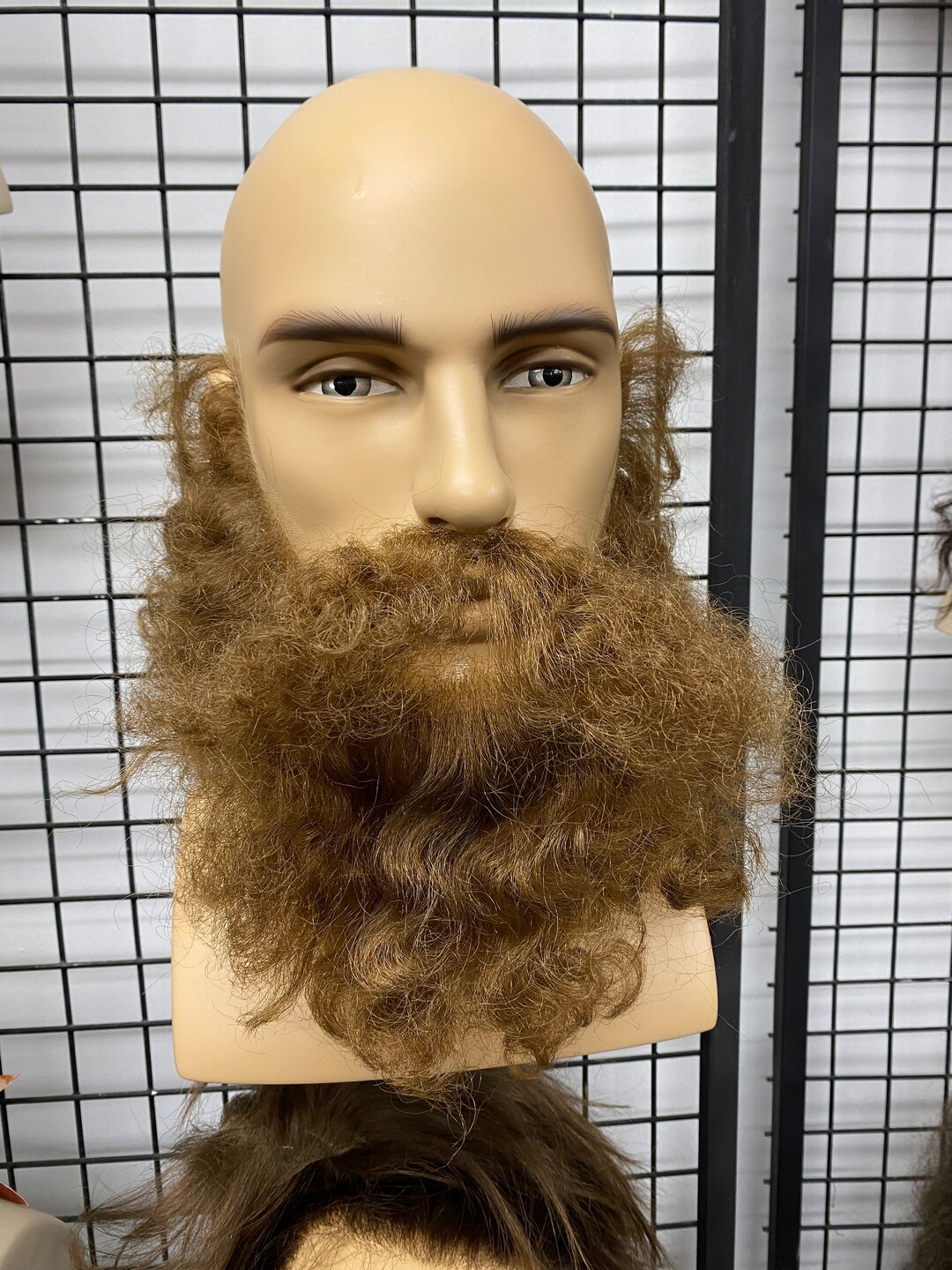 Realistic Fake Moustache and Beard Set. Human Hair Full Hand Etsy