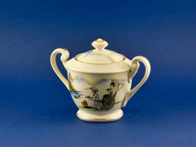 Hand Painted Japanese Kutani Tea Set Etsy