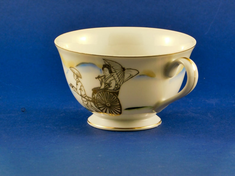 Hand Painted Japanese Kutani Tea Set Etsy