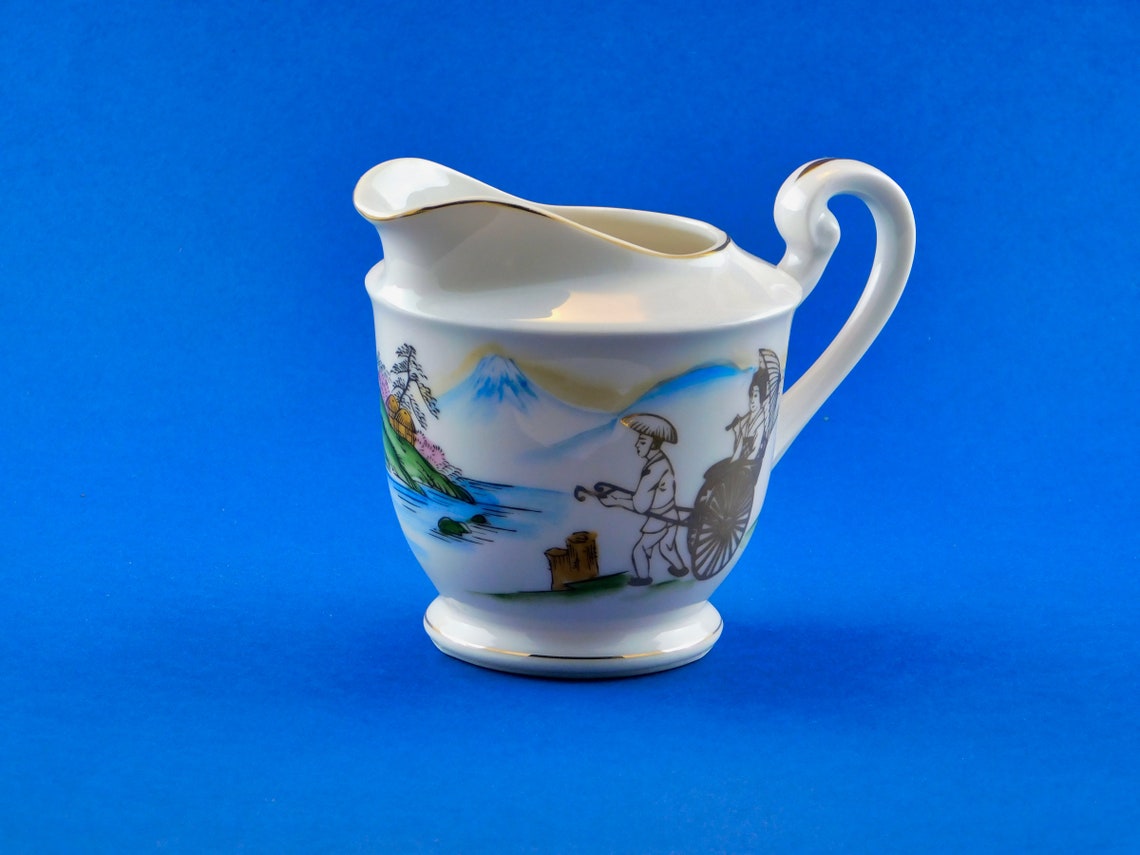 Hand Painted Japanese Kutani Tea Set Etsy