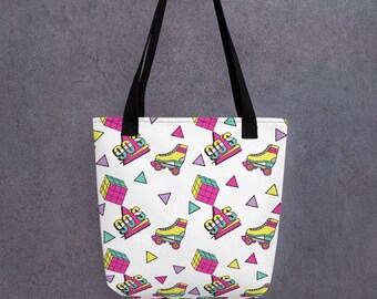 Kostenloser Versand!!! Ich liebe die 90er Jahre! 90er Tote Bag, 90er Tasche, Geldbeutel, 1990er Jahre, Geschenke für sie, Retro Tasche, Retro Geldbörse, Vintage Tasche