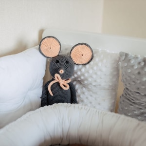 Drowsy mousy hand made toy for kids