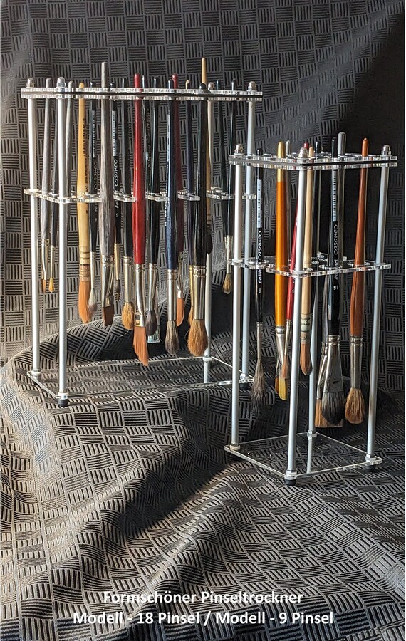 Soporte Para Pinceles XHDIGI Organizador Y Secador, Acrílico