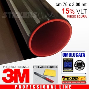 3M™ Black Shade BS15% approved car window tinting film, 76 cm x 3.00 m