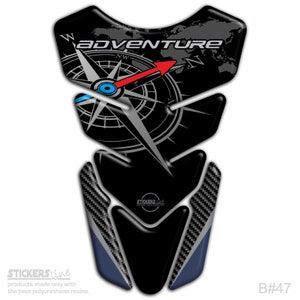 BMW R 1200 - R1250 GS Adventure tank pad resin adhesive Tank Pad B#47