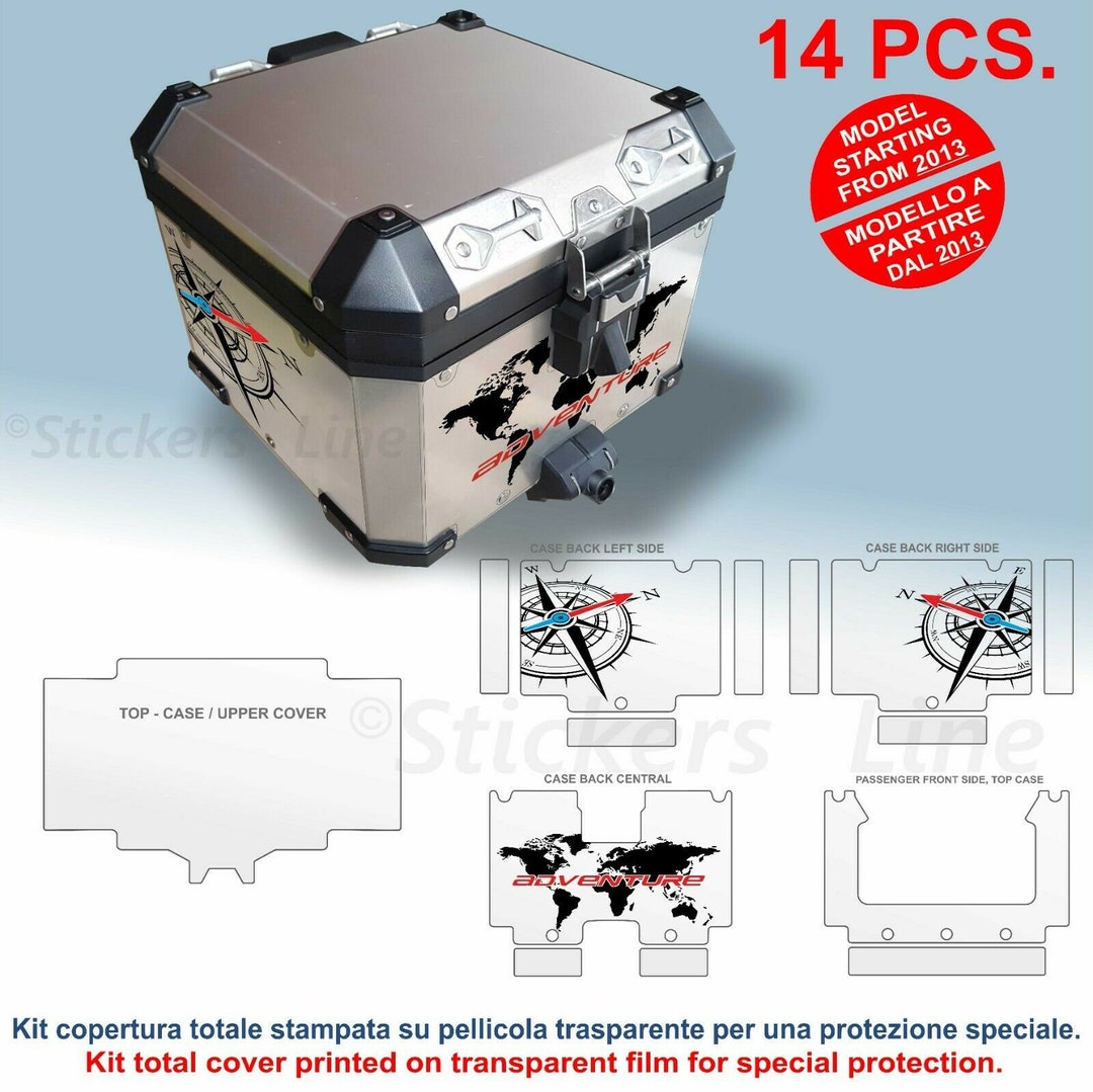 Kit COMPLETE Stickers BMW Top Case Top Case R1200 R1250 GS Adv Compass ...