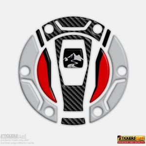Fuel tank cap protector for BMW R 1300 Gs / Gs Adventure 2024 compatible Racing red