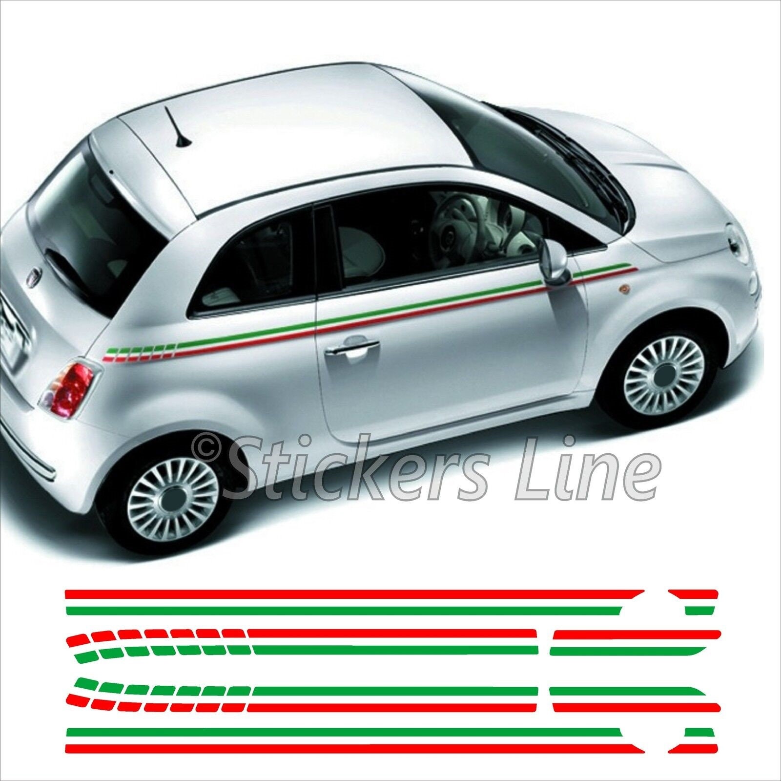 SUPPORT VIGNETTE ASSURANCE Fiat 500 étui adhésif voiture Stickers
