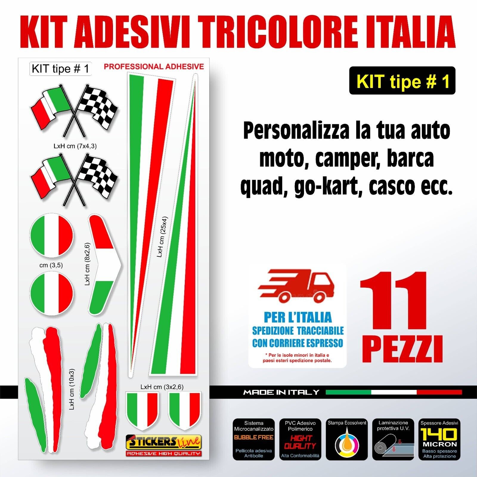 Biomar Labs® 10 Adesivi PVC Bandiera Americana USA Thin Red Line | Impermeabili Per Auto, Moto, Casco, PC, Skateboard | Dimensioni 38 Mm - 5