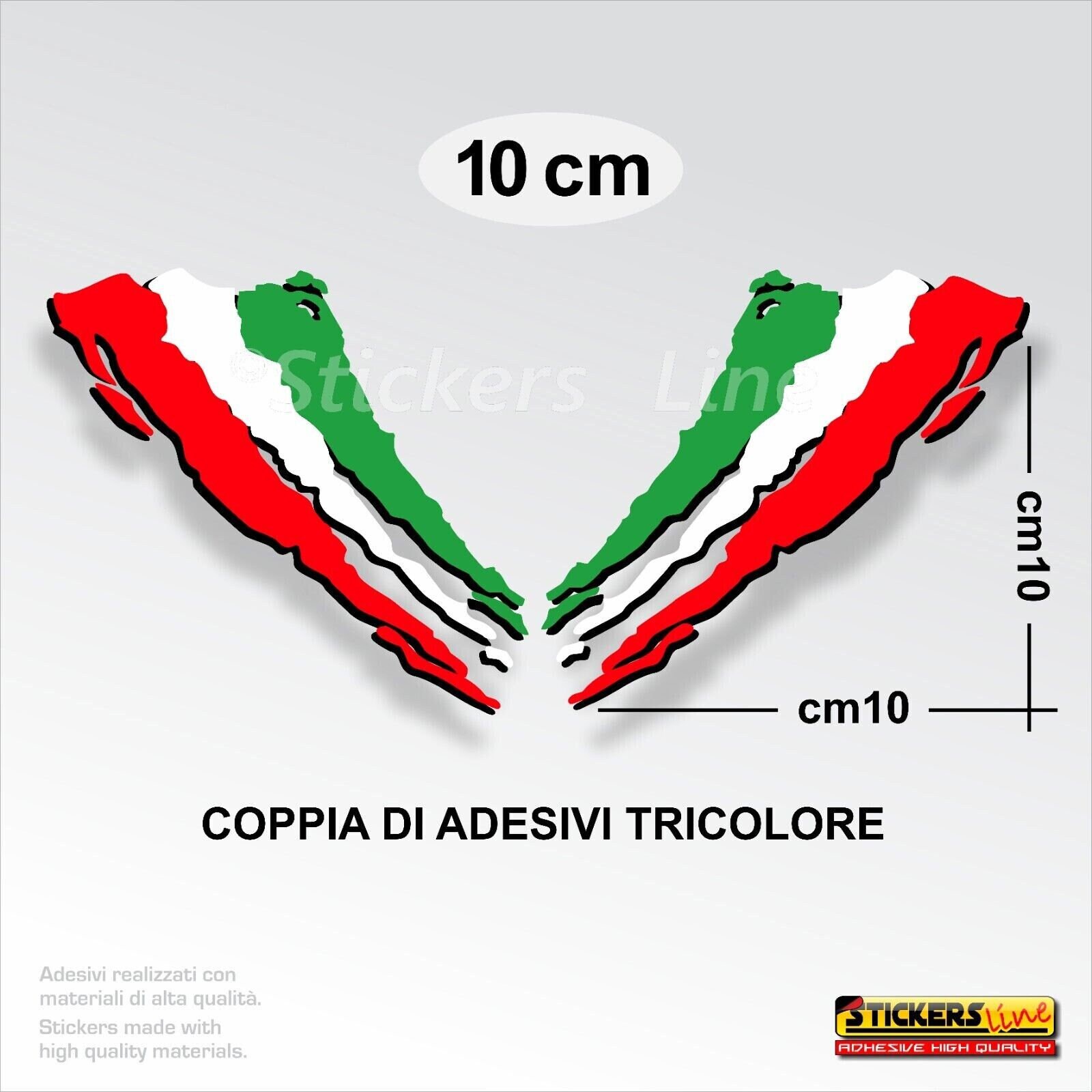 ITALIA Scudo ITALIANO Italiana Adesivo In Vinile Decalcomanie Sticker - Foto 4