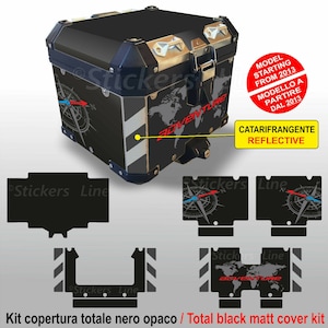 BMW R1200GS - R1250GS top case stickers kit PLANISPHERE COMPASS 2013 T2