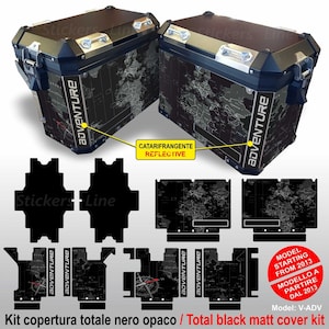 COMPLETE sticker kit compatible with BMW R1200 R1250 GS suitcases adv bags stickers #