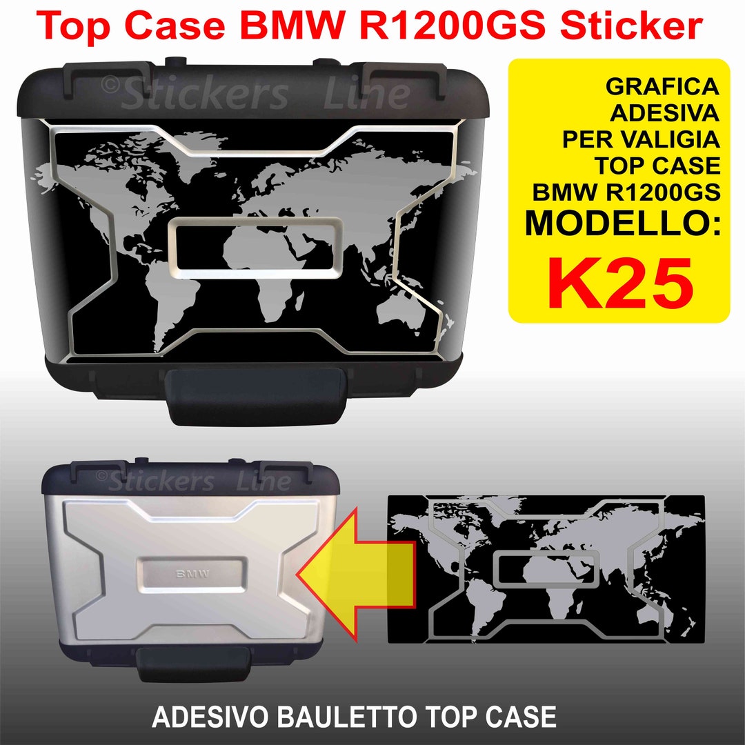 Bmw Gs Vario Side Case Decal Set Black Red Blue main image 0