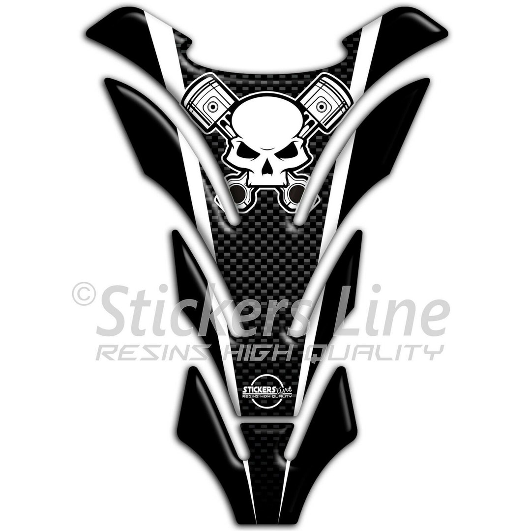 TANK PAD SKULL Harley Davidson Honda Suzuki Yamaha Kawasaki Etsy