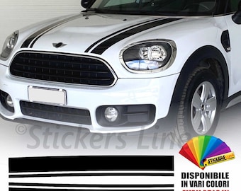 Adesivi Fasce Laterali Nero Opaco Per Mini Cooper Countryman - Tuning Auto