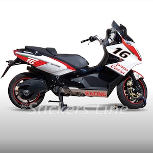 Compatible sticker kit for Gilera GP800 fairing GP839 Racing 2 sticker kit