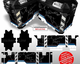 Suitcase stickers compatible with BMW R1250 GS Adventure TROPHY 2022 bags stickers M.1