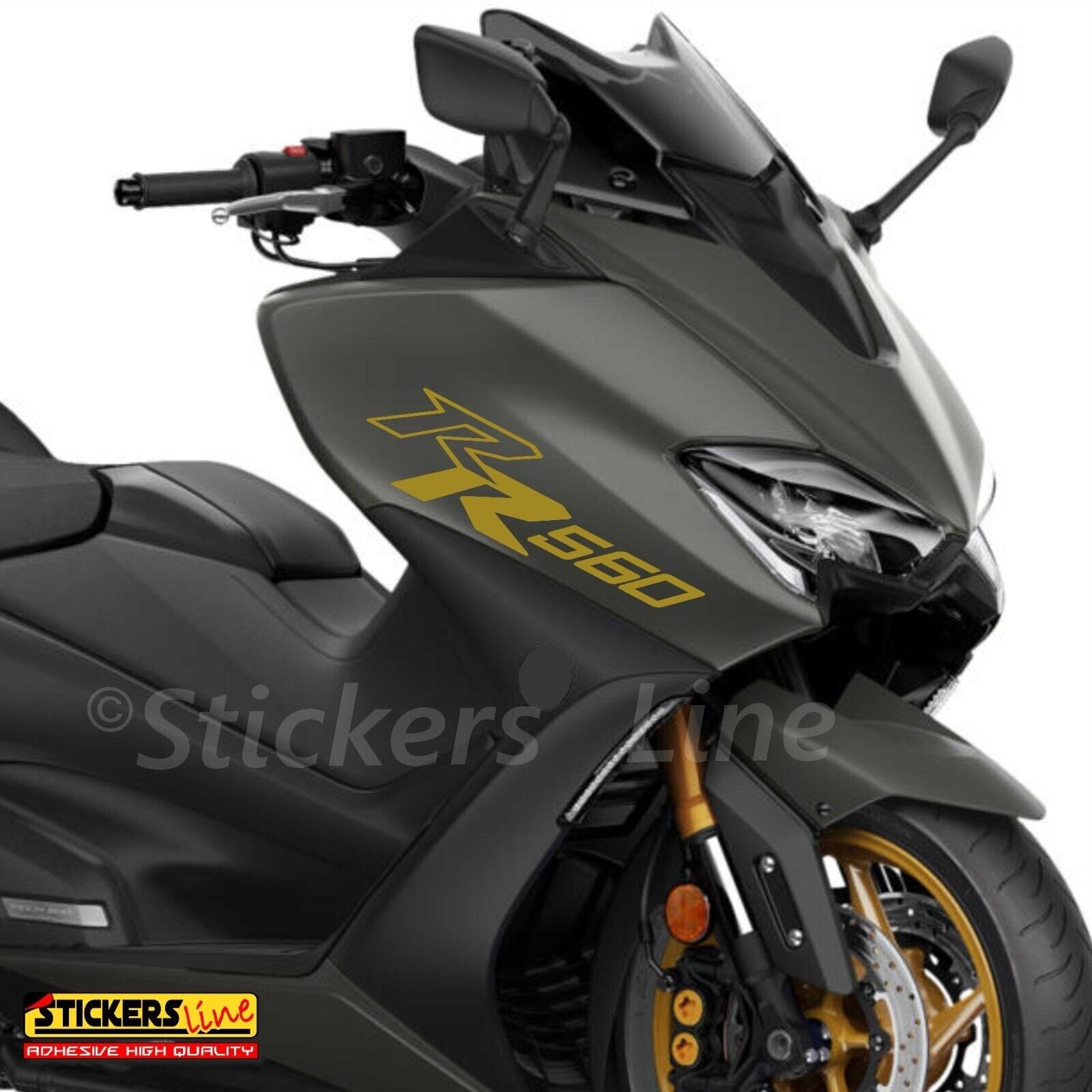 Labelbike 3D ERGAL Aufkleber Für Yamaha TMAX 560 2020-2021 – Carbon Gold, Harzbeschichtet, Zum Schutz Und Dekorieren
