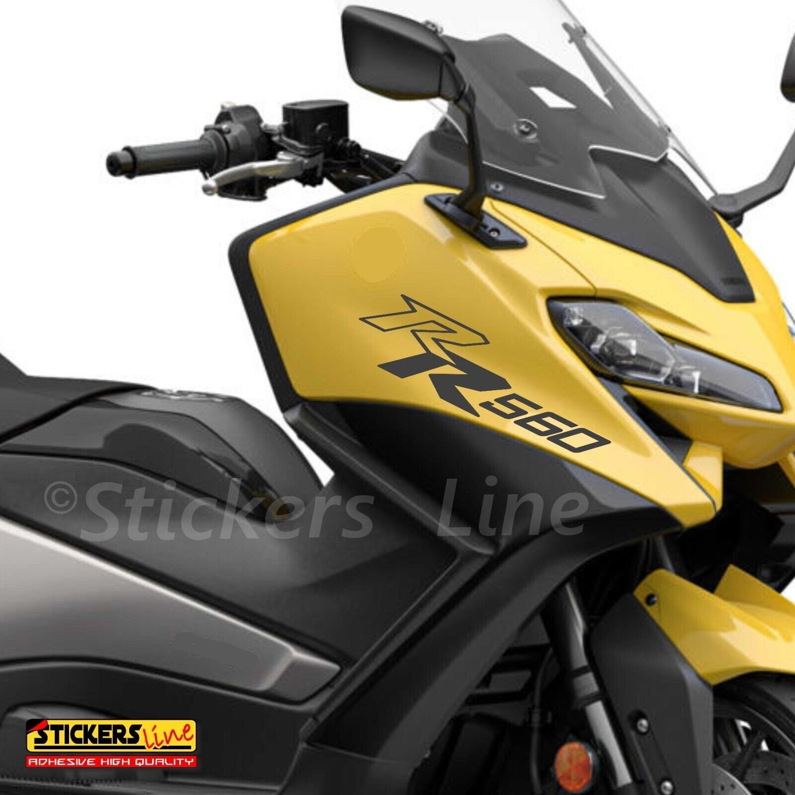 2 adesivi RR scudo anteriore per TMAX 500 2001-2011 scritte adesive 2 adesivi RR scudo anteriore per TMAX 500 2001-2011 scritte adesive