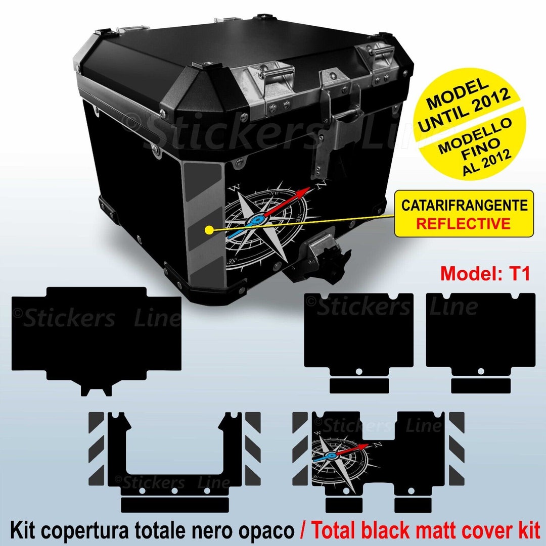 Gs Compas Sticker Compatible Sticker Kit for Top Case BMW R1200 GS COMPASS up to 2012 T1 ...