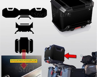 Top Case Sticker Kit for BMW R1300 GS adv Black SCRATCH-PROOF Bags Stickers 2024