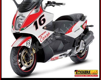 Compatible Sticker Kit for Gilera GP800 Fairing GP839 Racing