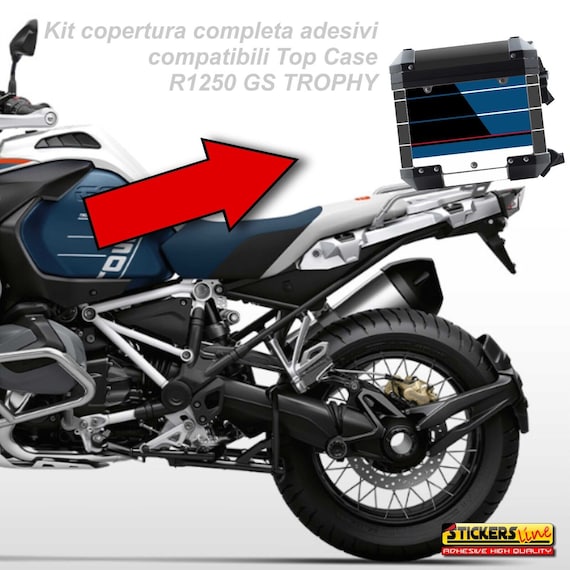 Aufkleber-Set Für BMW R 1250 RT Seitentaschen – 2-tlg., Elegance Design, Selbstklebend & UV-beständig