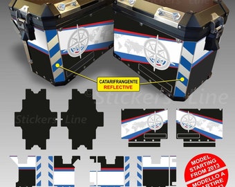COMPLETE sticker kit compatible with BMW R1250GS HP bags stickers from 2013