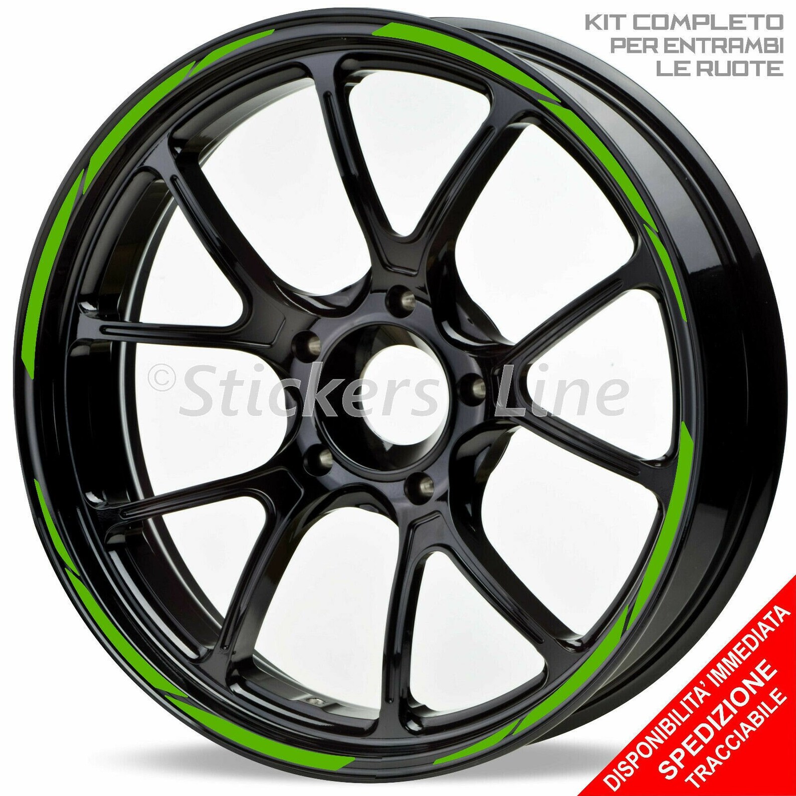 Motorcycle Wheel Stickers Rim Stripes Kawasaki BMW Suzuki KTM Triumph ...