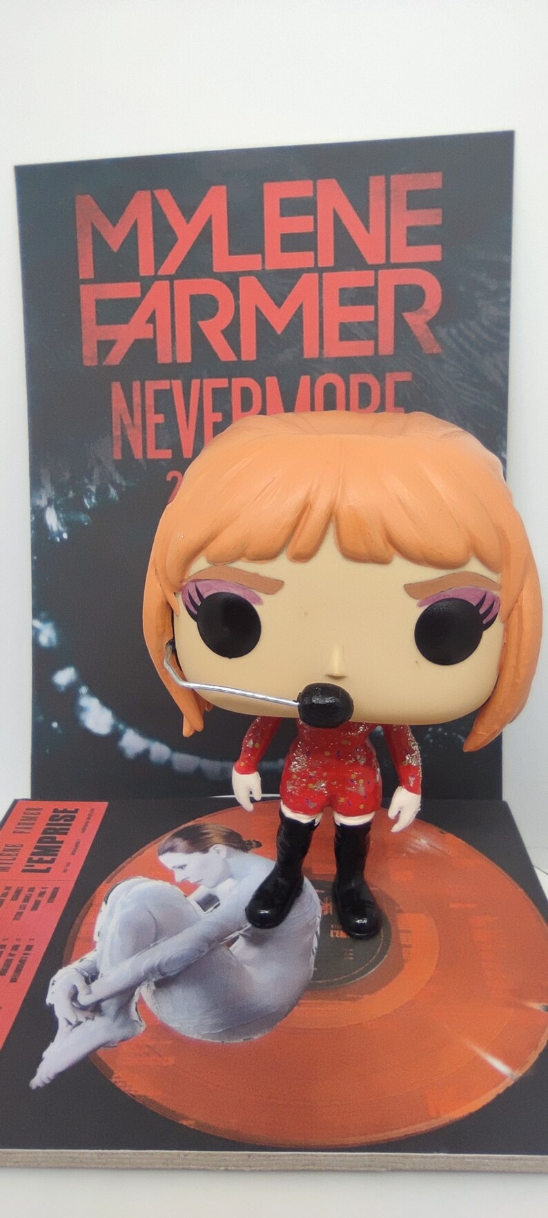 Pop custom Mylène Farmer version Nevermore 2023 désenchantée zdjęcie 1