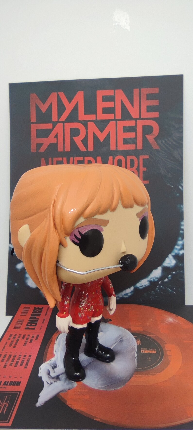 Pop custom Mylène Farmer version Nevermore 2023 désenchantée zdjęcie 6