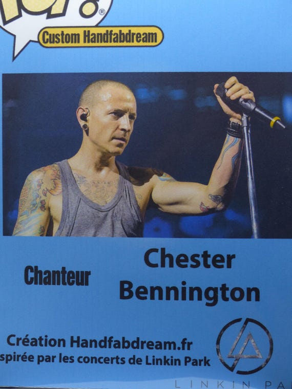 Pop Custom Chester Bennington, Linkin Park - Etsy Pop Custom Chester Bennington, Linkin Park - Etsy