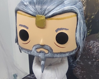 Figurine pop custom de Merlin (inspirée par la série Kaamelott)