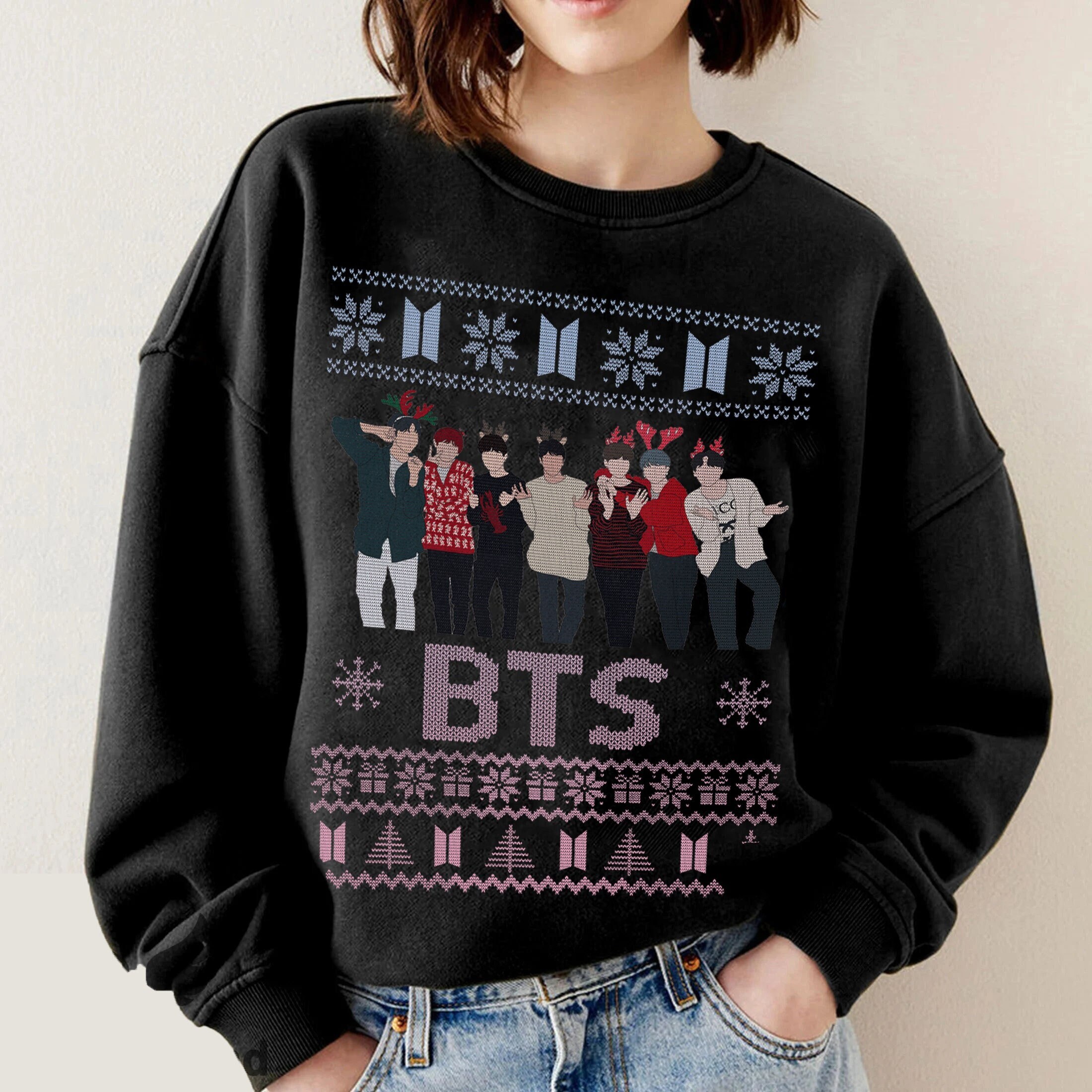 Bts Ugly Sweater - Etsy