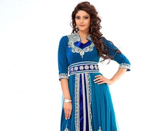 Hand Beaded Moroccan Kaftan: Dubai Arabic Maxi Dress